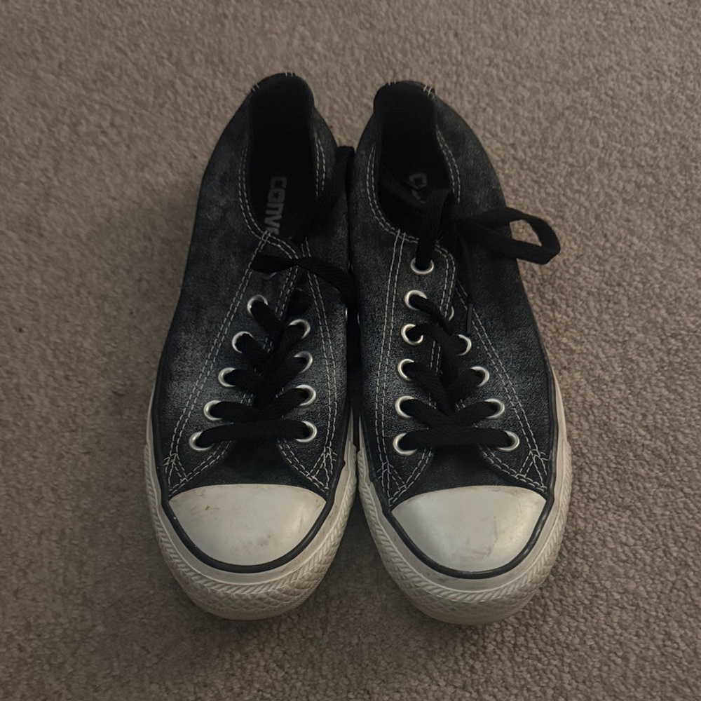 Converse Classic Black Canvas Sneakers